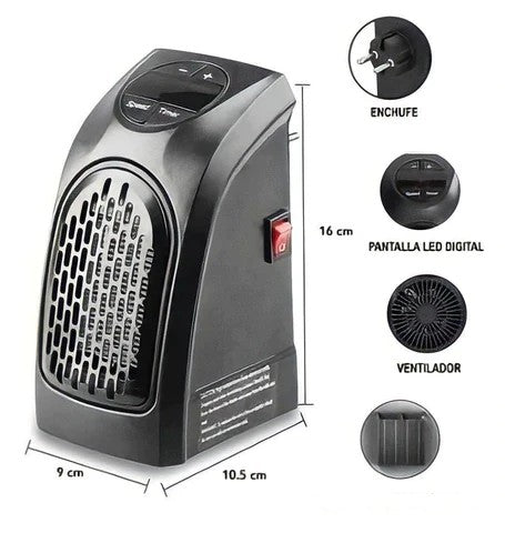 CALEFACTOR ELECTRICO Y PORTATIL