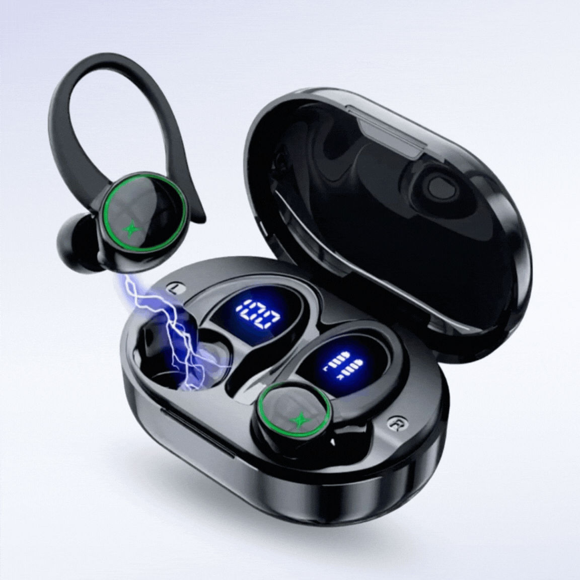 EARBUDS V5 CON CLIP sujetador